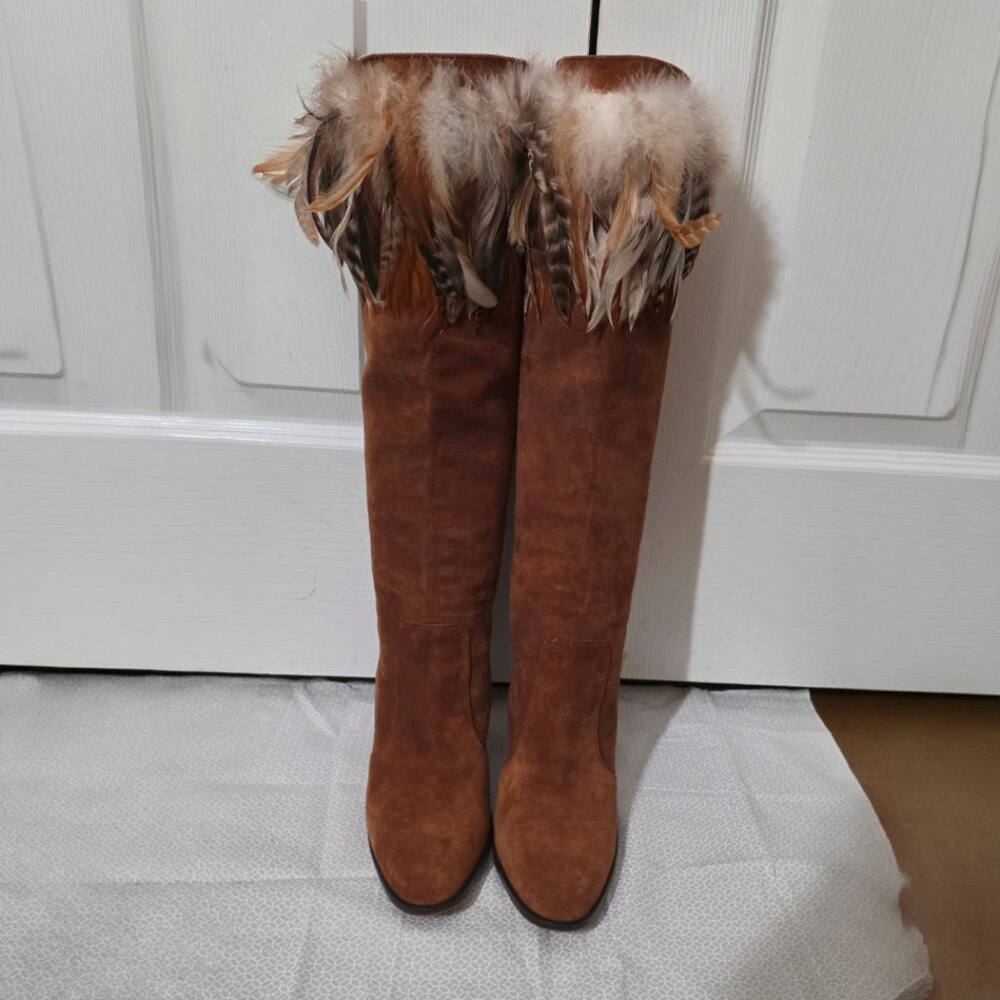 Michael Kors Feathered Boots - Picture 4 of 7